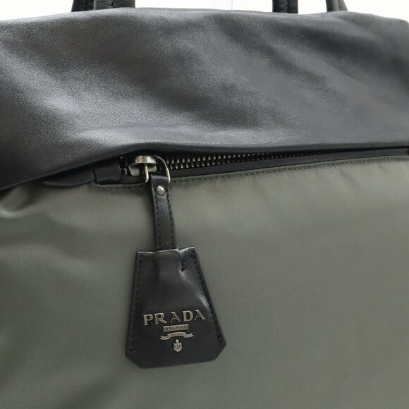 PRADA Black Leather Tote Bag - Picture 10 of 10